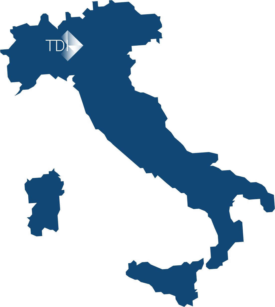 Carte de l'Italie