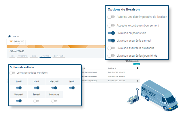 Expricing maitriser restrictions transporteurs