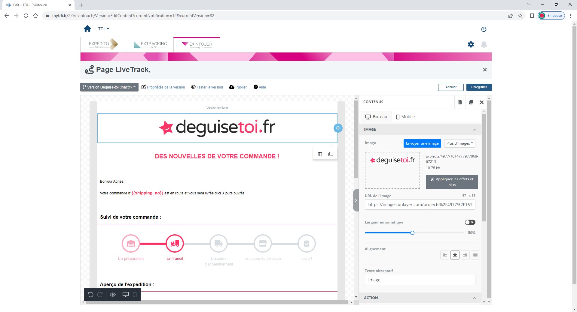 actus_2022_EXINTOUCH_LiveTrack_deguisetoi
